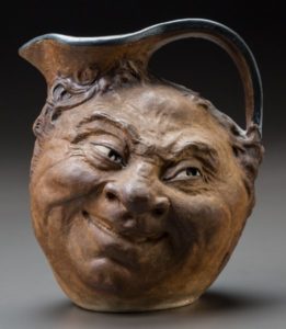 Martin Brothers Glazed Stoneware Grotesque Double-Sided Face Jug