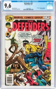 The Defenders #37 (Marvel, 1976) CGC NM+ 9.6 White pages