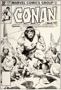 John Buscema Conan the Barbarian #124 Cover Original Art (Marvel, 1981)