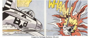 Pop Art - Roy Lichtenstein WHAAM! (diptych), 1984 (1963)