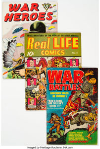 Golden Age War Comics Group of 4 (Various Publishers, 1930s-50s)