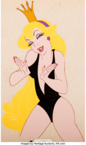 Dragon's Lair Princess Daphne Production Cel (Don Bluth, 1983)