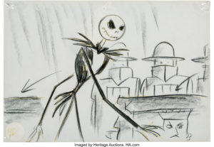 Tim Burton's The Nightmare Before Christmas Storyboard (Touchstone Disney, 1993)