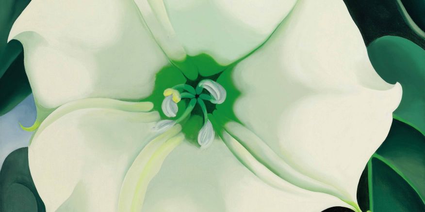 georgia o'keeffee jimson weed painting most expensive over sold by female artist