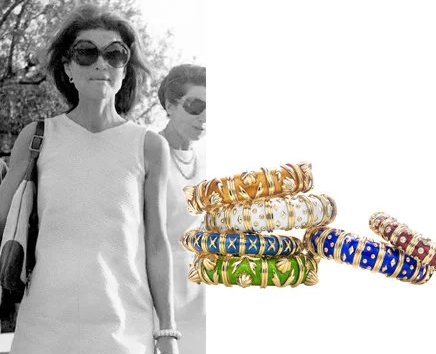 jackie kennedy wears bracelet