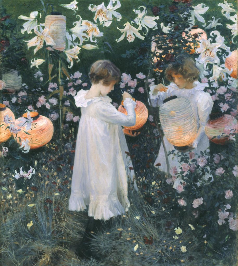 john singer sargent lily painting