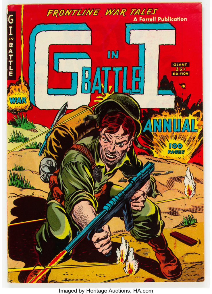 Golden Age Vintage War Battles DIGITAL Comics Lot USB Harvey Armed Forces