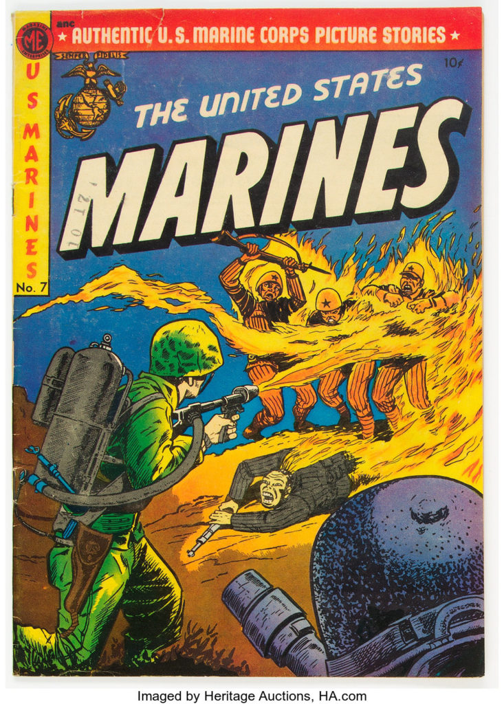 United States Marines #7 (Magazine Enterprises, 1952) Condition: FN