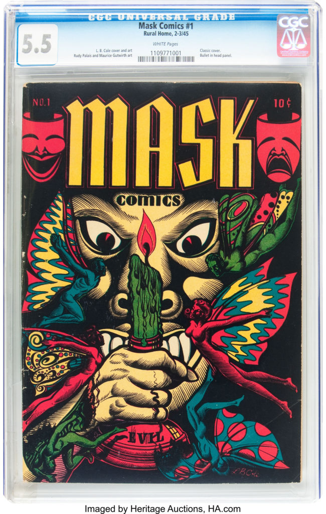 masks comic book cover
