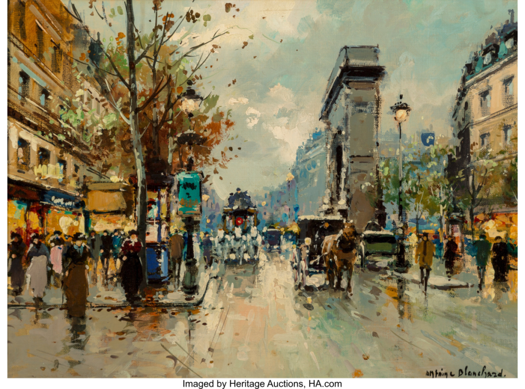 Original Antoine Blanchard Paintings Must Be Authenticated by Signature