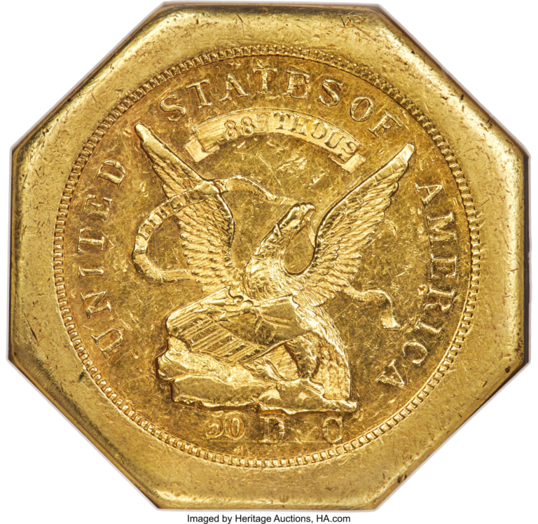 California Fractional Gold Half Dollar Part of Gold Rush History