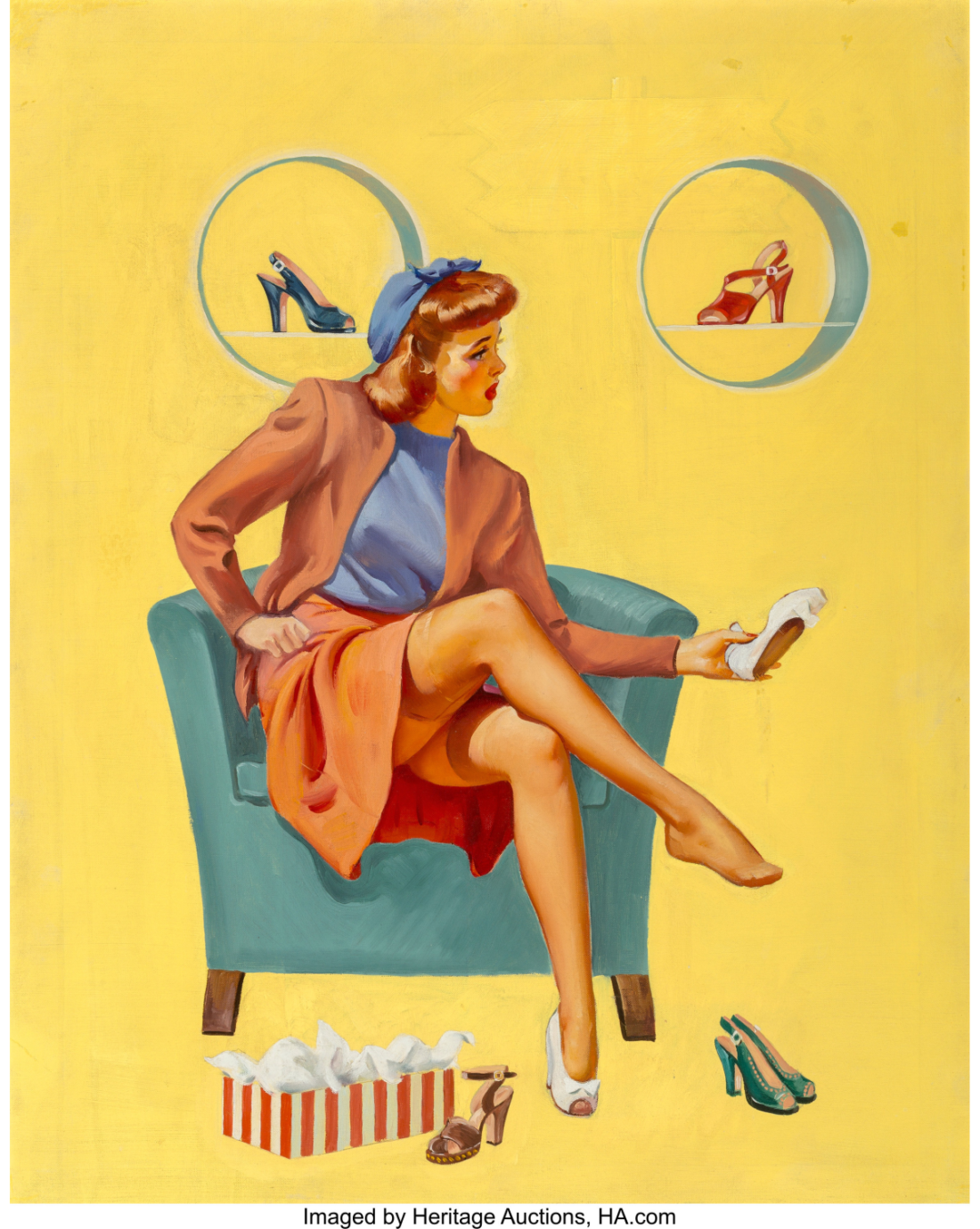 A Brief History Of Pin Up Art: Gil Elvgren