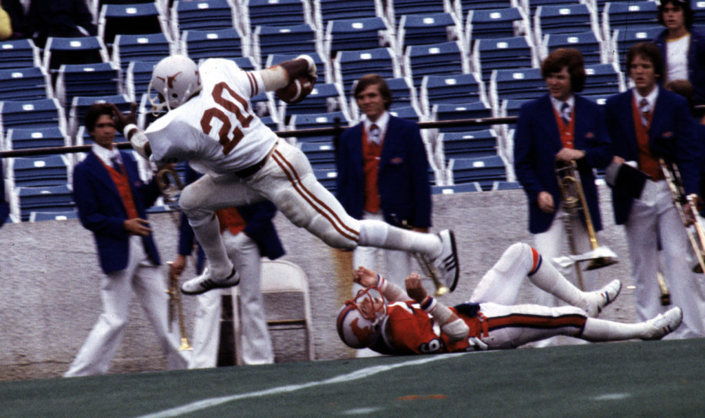 A chance to grab Earl Campbell’s battle-scarred jersey from his Heisman-winning season