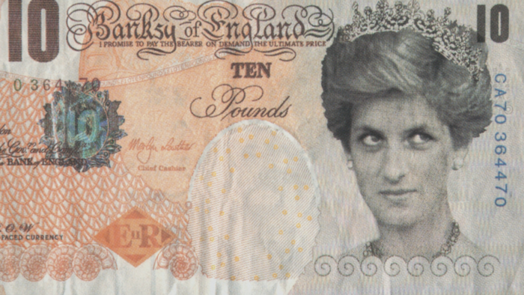 Fake banknote but real Banksy is good enough for British Museum and your collection