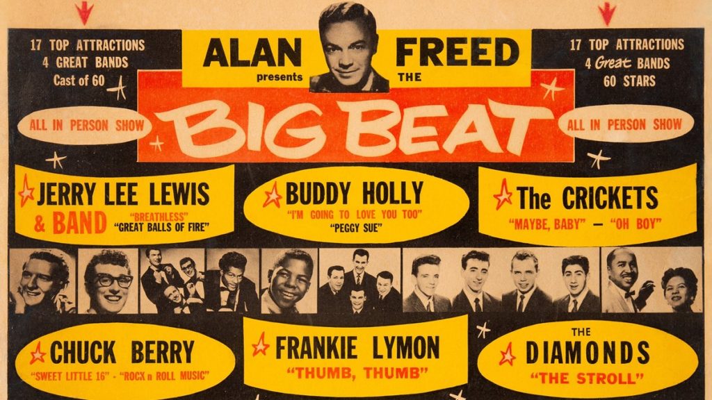 Elusive Poster for 1958 Alan Freed Concert Starring Chuck Berry and Buddy Holly Rocks Auction Block