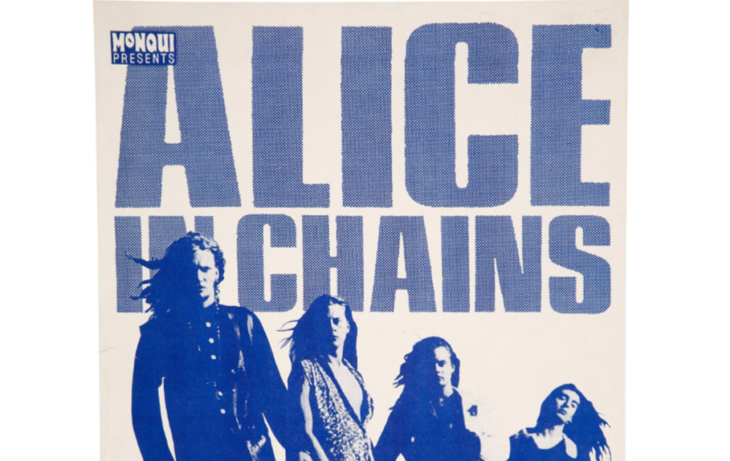 alice in chains concert poster