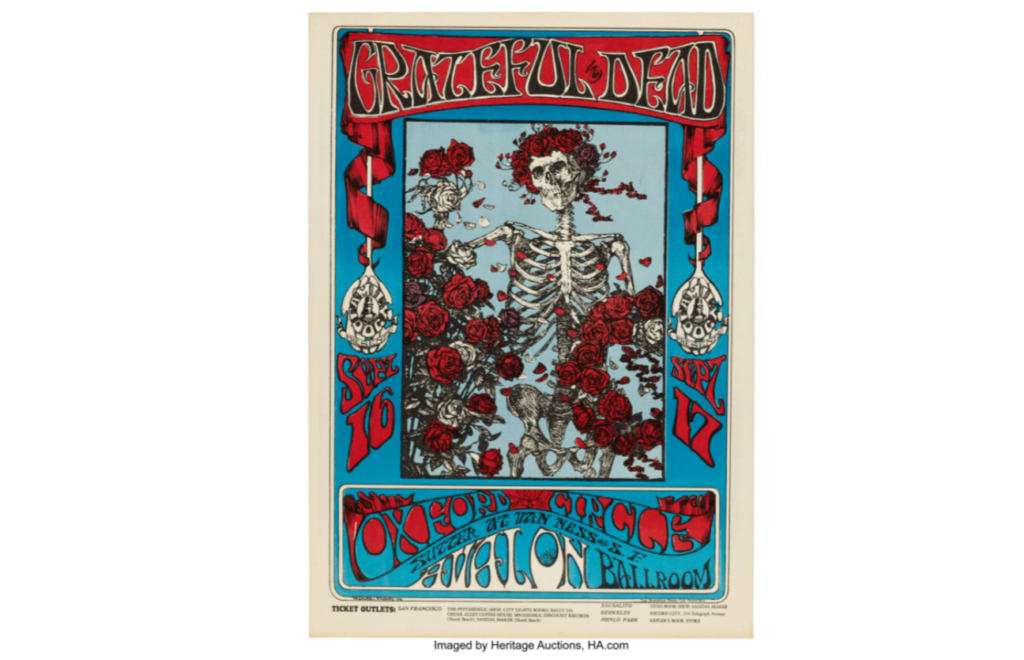 December Concert Poster Auction Has Psychedelic, Rock, Grunge, and Jazz