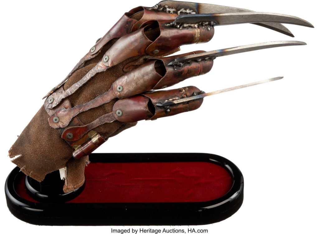 Freddy Kruger Razor Glove Worn in A Nightmare on Elm Street