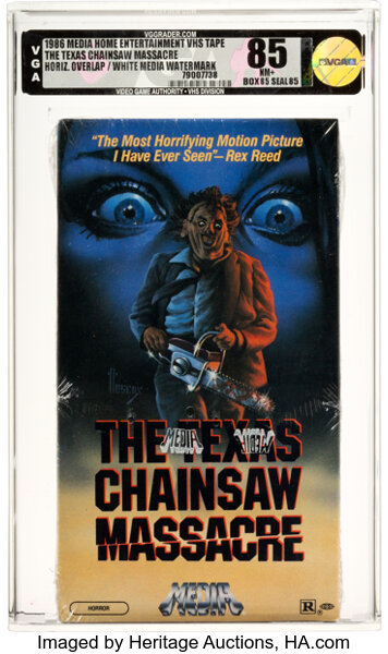 texas chainsaw masacre on vhs