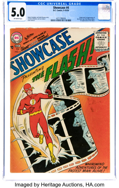 Showcase Comics The Flash cover