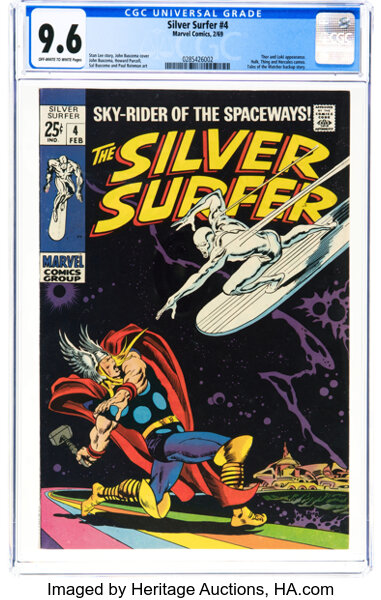Silver Surfer comic cover