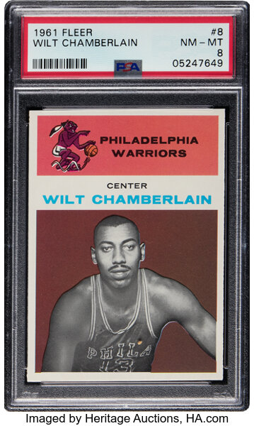 Wilt Chamberlain card