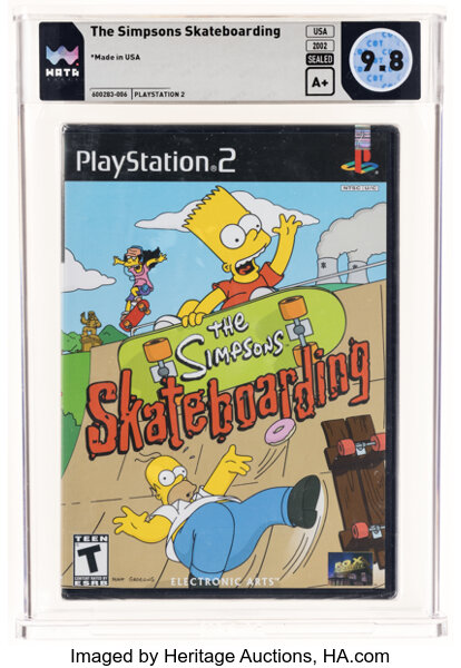 The Simpsons Skateboarding video game