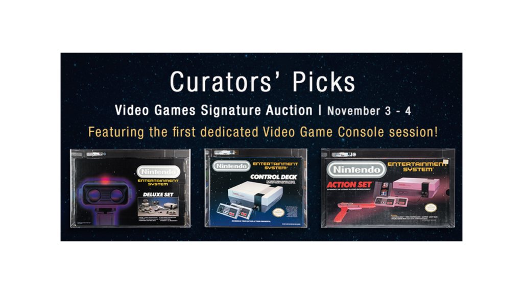 Curators’ Picks from the November 3 – 4 Video Games Signature® Auction