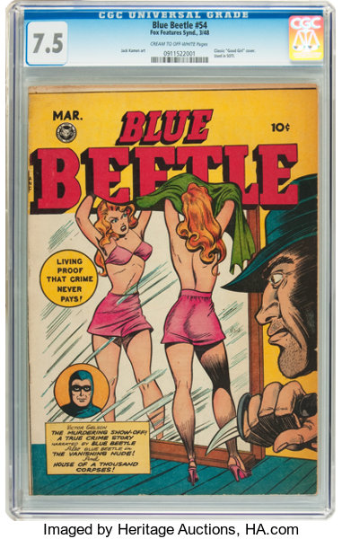 blue beetle #54 comic