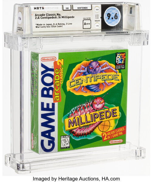 1. Arcade Classic 2: Centipede / Millipede - Wata 9.6 A++ Sealed, Game Boy Nintendo 1995 USA.