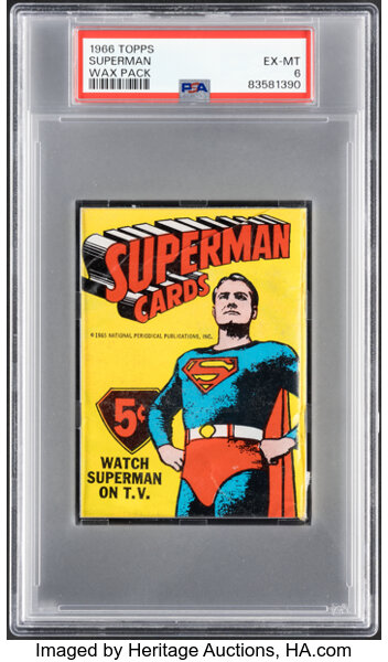 Superman trading card