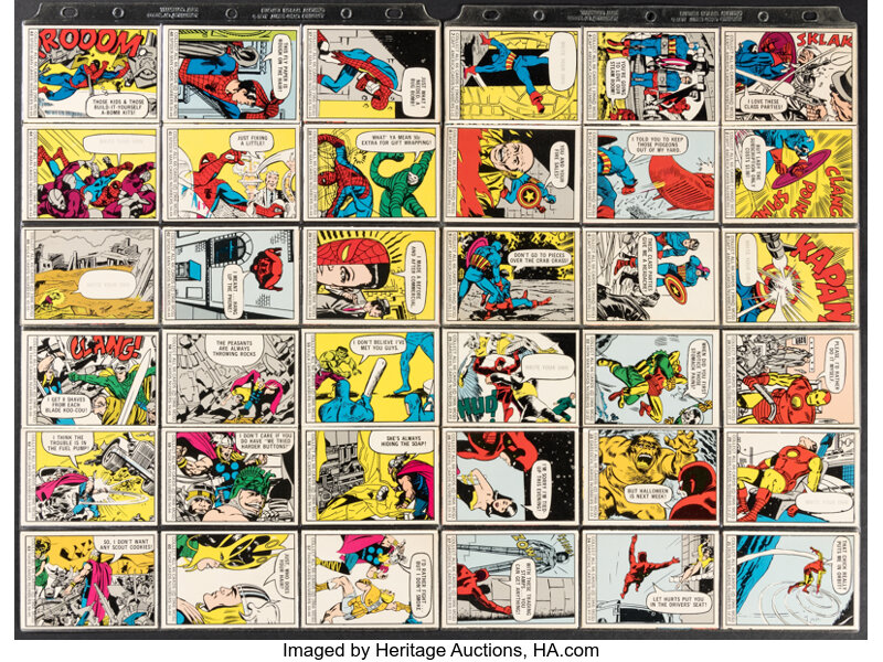 Marvel Super Hero cards
