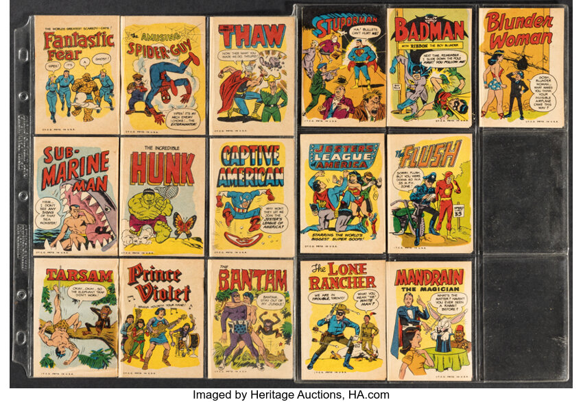 Topps Krazy Little Comics collection