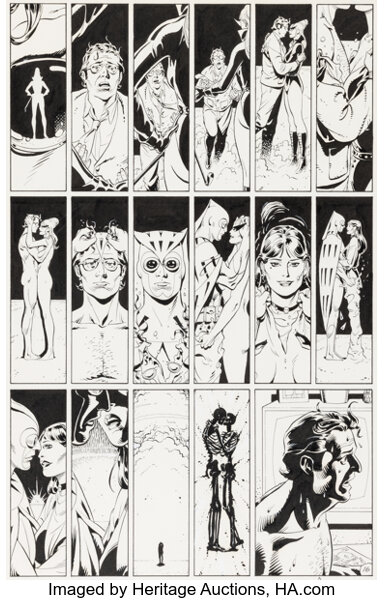 Panels from The Watchmen comic